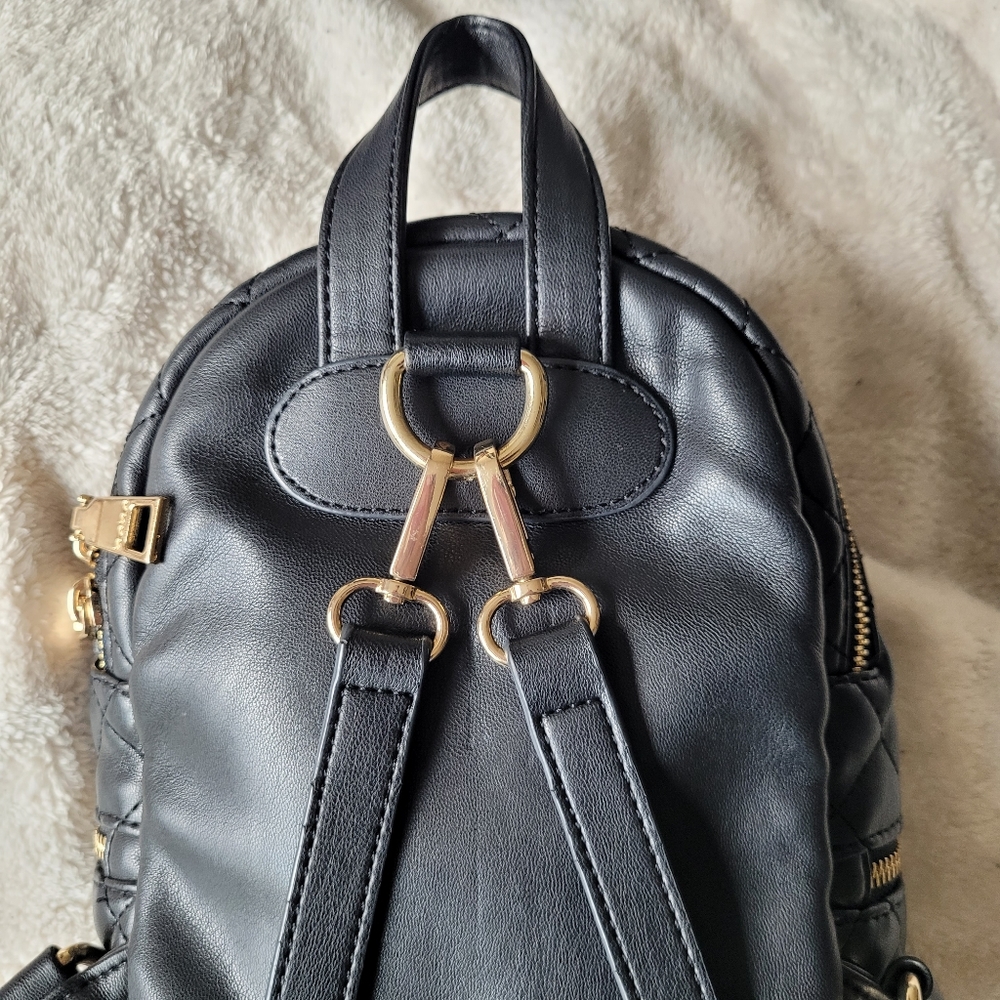 Black Mini Backpack - Picture 6 of 8